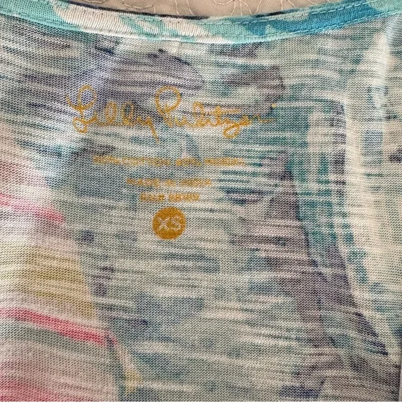 Lilly Pulitzer Vibrant Blue and Pink Sleeveless Dress - Picture 5 of 6